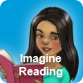 logo for imagine reading